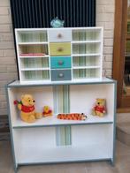 Vintage opbergmeubel bibliotheek van massief hout kinderen, Kinderen en Baby's, Ophalen, Gebruikt, Kast, 105 cm of meer