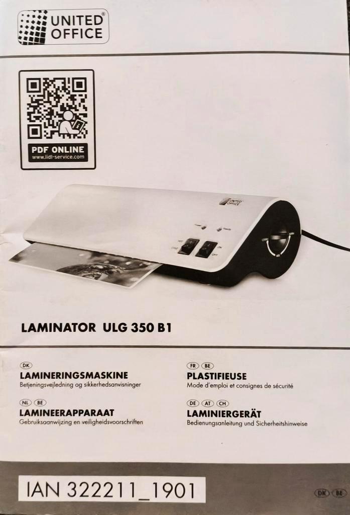 Silvercrest Laminator, Audio, Tv en Foto, Overige Audio, Tv en Foto, Ophalen
