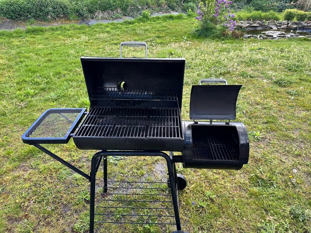 Jamestown Smoker Aldon houtskool BBQ metaal zwart 58 x 37 cm, Ophalen, Gebruikt