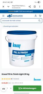 Knauf fill en finish, Enlèvement, Neuf, Blanc
