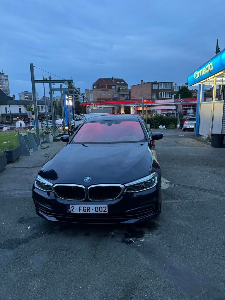 BMW G30, Euro 6, Blauw, Leder, Bedrijf