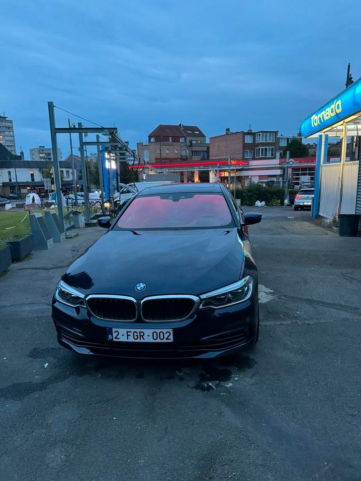 BMW G30, Auto's, BMW, Bedrijf, Lederen bekleding, Benzine, Euro 6, Automaat, Blauw, Blauw, Leder, Ophalen