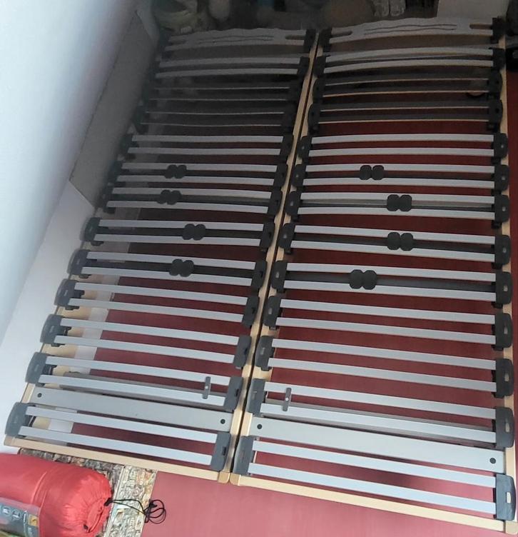 Lit 160cm avec sommier, Maison & Meubles, Chambre à coucher | Matelas & Sommiers, Enlèvement