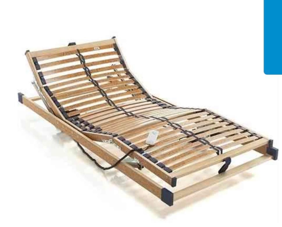 2 elektrisch verstelbare lattenbodems 90x200, 90 cm, Enlèvement, Sommier, 200 cm