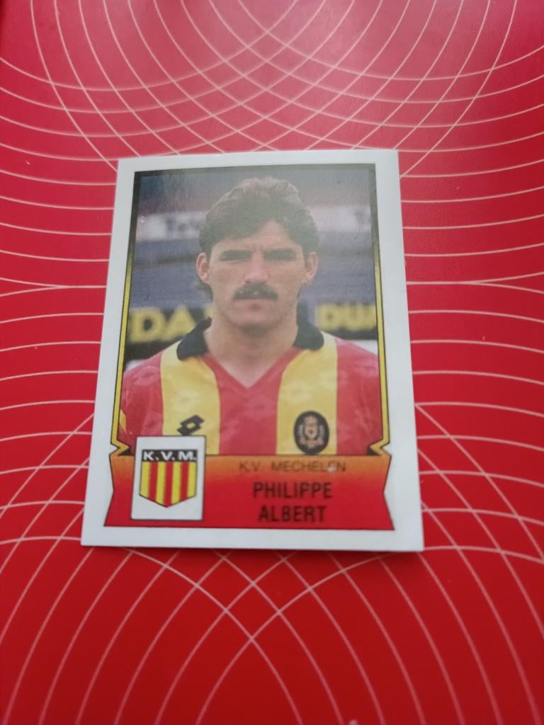 Sticker Philippe Albert K.V.Mechelen 2019/20, Ophalen of Verzenden