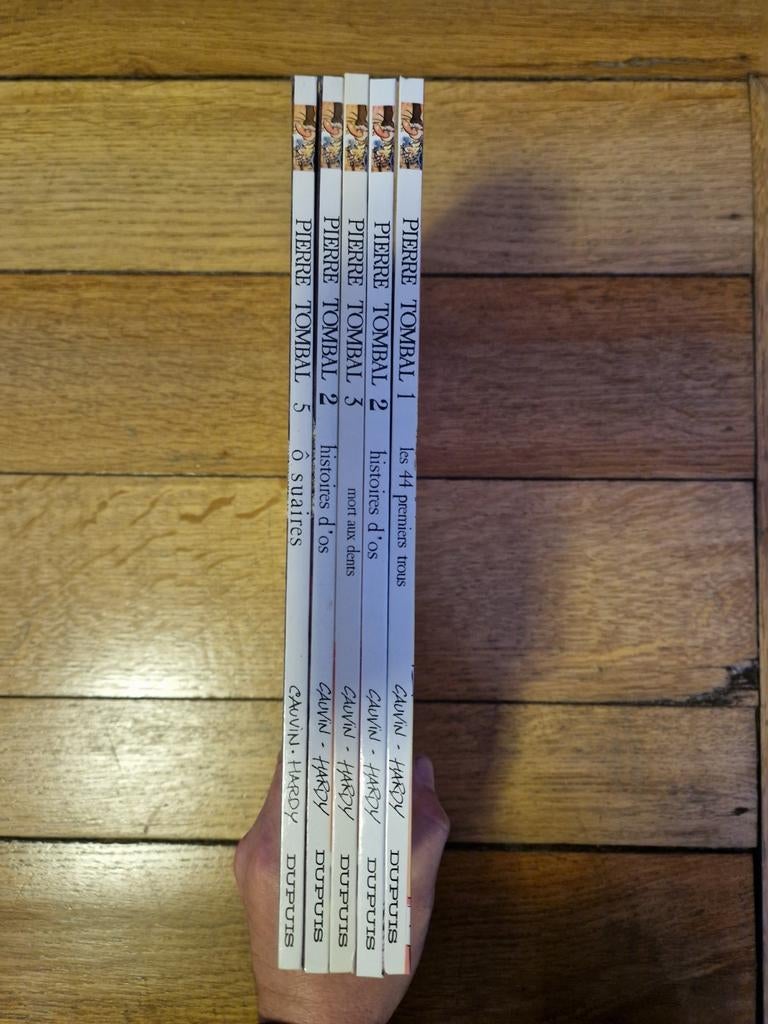 Lot de 5 bd pierre tombal 1 à 5, Enlèvement ou Envoi