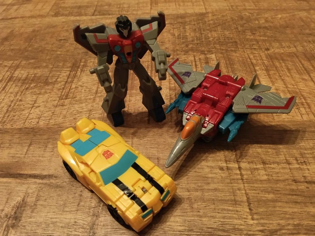 Set 3 Transformers, Verzamelen, Transformers, Gebruikt, G1, Overige rassen, Ophalen of Verzenden