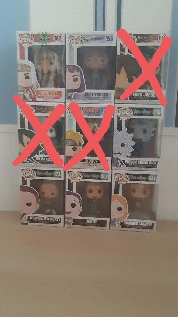 Funko Pops, Ophalen, Zo goed als nieuw