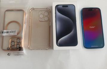 iPhone 15 Pro 128 GB blauw titanium beschikbaar voor biedingen