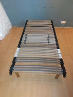 Sommier à pieds devissables + matelas 1 personne 90x200 cm, Enlèvement, Sommier