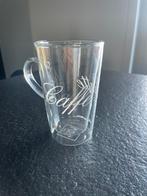 Glazen koffie tas, Enlèvement ou Envoi, Comme neuf