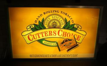 publicité pour le tabac, tabac à rouler à la main Cutters Ch