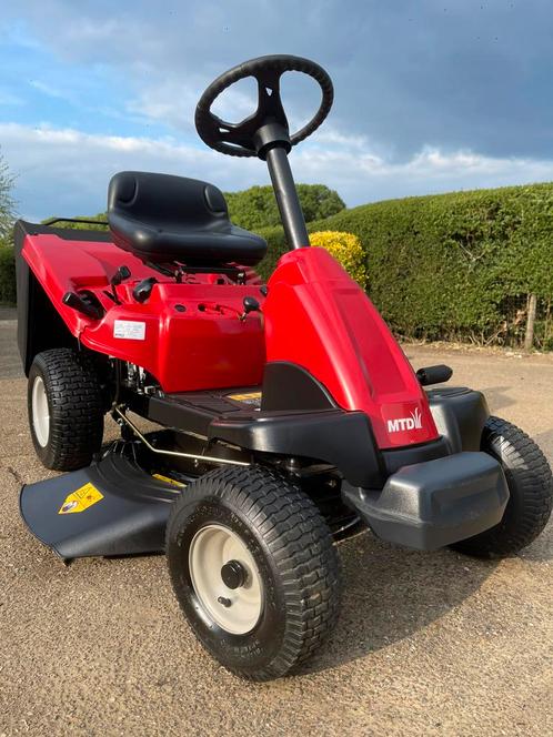Zitmaaier MTD minirider 76RDE mulching + opvangbak, Tuin en Terras, Zitmaaiers, Zo goed als nieuw, Minder dan 90 cm, Elektrische starter