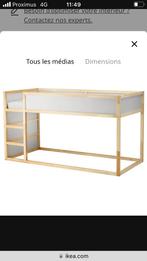 Lit enfant réversible Ikea kura 90/200, Nieuw