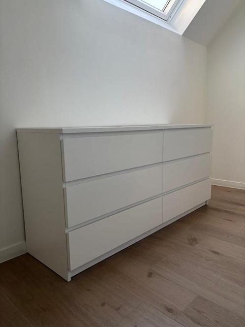 witte kast Malm ikea, Huis en Inrichting, Kasten | Ladekasten, Gebruikt, Minder dan 100 cm, 100 tot 150 cm, 25 tot 50 cm, 5 laden of meer
