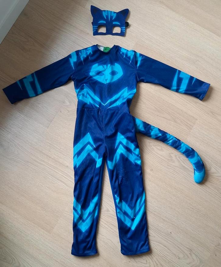 Kostuumkostuum Yoyo PJ Mask Pyjamaskers 5-6 jaar Halloween, Kinderen en Baby's, Carnavalskleding en Verkleedspullen, Gebruikt