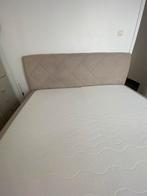 Boxspring te koop, Ophalen, Zo goed als nieuw, Beige