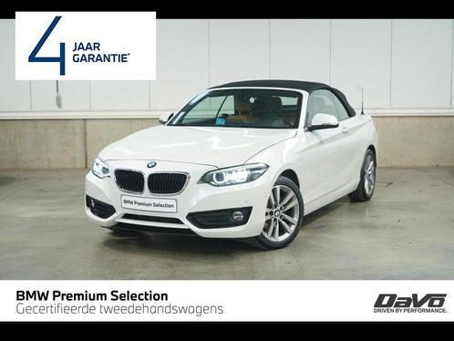 BMW Serie 2 218 Cabrio, Auto's, BMW, Bedrijf, 2 Reeks, Airbags, Bluetooth, Boordcomputer, Elektrische ramen, Lederen bekleding