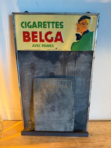 Rarissime !!! 2 Ardoises et tôle Cigarettes BELGA 1934 beschikbaar voor biedingen