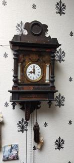 Ancienne horloge mural avec poids, Antiquités & Art, Antiquités | Horloges, Enlèvement ou Envoi