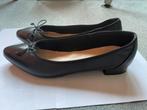 Ballerines en cuir noir, pointure 40, comme neuves, Comme neuf, Noir, Ballerines