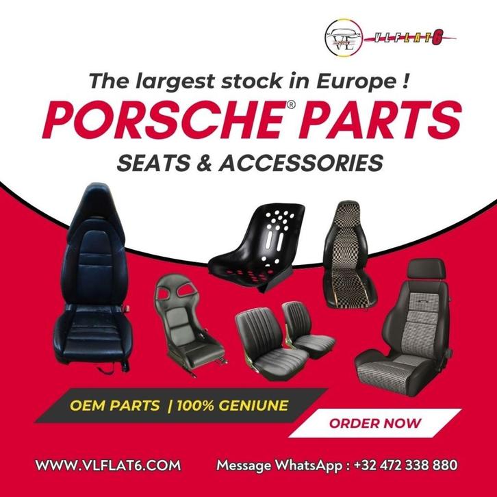 Porsche -stoelen — antiek, modern en racegericht, Auto-onderdelen, Interieur en Bekleding, Oldtimer onderdelen, Porsche, Gebruikt