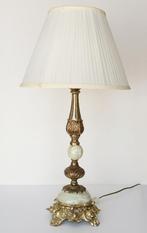 Tafellamp brons (messing)/marmer, Ophalen