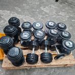 Rubber Dumbells Set 12 kilo tot 34 kilo, Sport en Fitness, Fitnessmaterialen, Ophalen