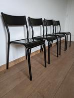 Set van vier toffe vintage stoelen, Gebruikt, Ophalen