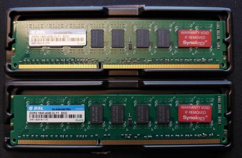 🤓 8GB DDR3 1600Mhz ECC UDIMM RAM voor Synology 🖥️, Informatique & Logiciels, Mémoire RAM, Utilisé, DDR3, Enlèvement ou Envoi