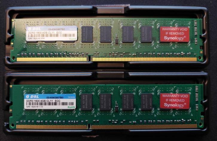 🤓 8GB DDR3 1600Mhz ECC UDIMM RAM voor Synology 🖥️, Computers en Software, RAM geheugen, Gebruikt, DDR3, Ophalen of Verzenden