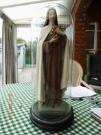 beeld van Teresia van Avila onder stolp. H 47cm, Ophalen, Gebruikt, Beeld(je), Christendom | Katholiek