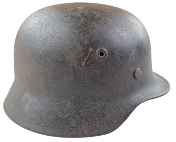 duitse ww2 luftwaffe helm in gebruikte staat het binnen, Verzamelen, Militaria | Tweede Wereldoorlog, Ophalen of Verzenden