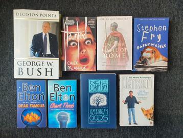 8 Engelstalige boeken (Stephen Fry, Ben Elton, ...)