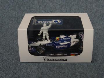 F1 BMW Williams FW24 Schumacher zeldzame MICHELIN uitgave, Enlèvement ou Envoi, Utilisé, Voiture, MiniChamps