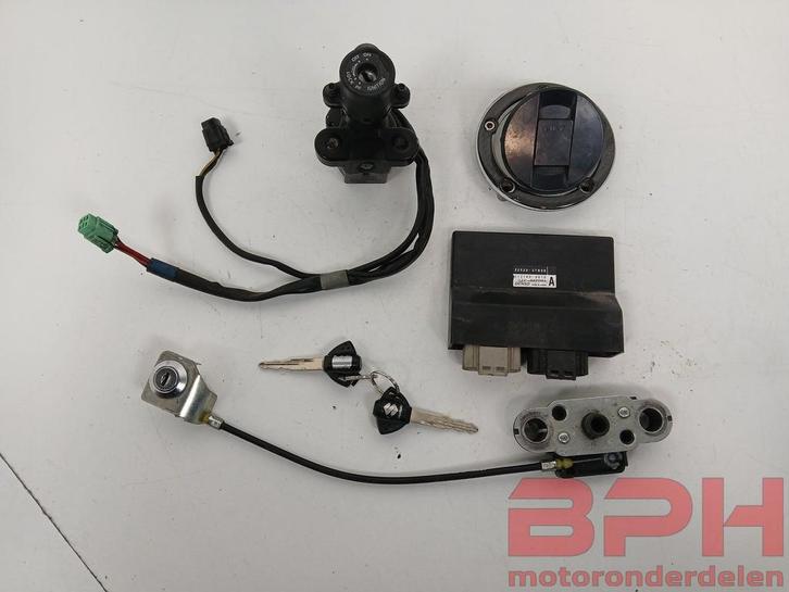 Slotenset + ECU Suzuki GSX-R 600 K8 K9 L0 2008 t/m 2010 cont, Motoren, Onderdelen | Suzuki, Ophalen of Verzenden