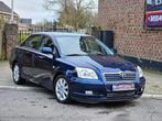 Toyota Avensis 2006 2.0 D-4D 115pk/Leder/Xenon, Auto's, Toyota, Avensis, Zwart, 4 cilinders, Blauw