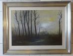 Robert De Man, Pastel, 50 x 70, In de natuur, Antiek en Kunst, Kunst | Schilderijen | Modern, Ophalen