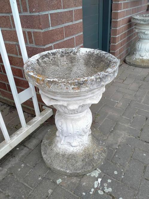 4 Betonnen tuinvazen., Tuin en Terras, Tuinvazen, Zo goed als nieuw, Ophalen