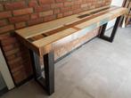 Moderne sidetable eikenhout sloophout bamboe tafel  op maat., Verzenden, Nieuw, Rechthoekig, Teakhout