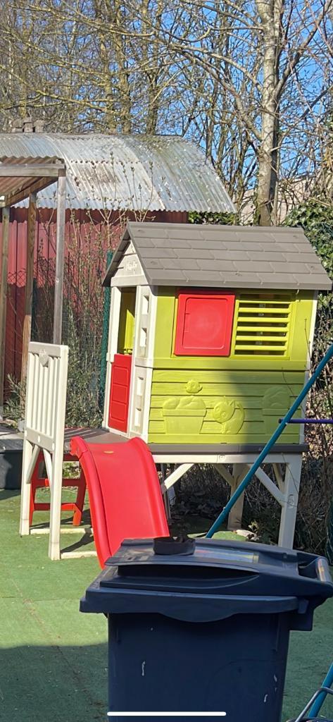 Smoby speelhuis met glijbaan, Diversen, Overige Diversen, Zo goed als nieuw, Ophalen