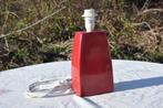 pied de lampe en faience rouge bordeau, Enlèvement ou Envoi