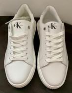Calvin Klein witte lederen schoenen maat 38, Wit, Nieuw, Ophalen of Verzenden, Sneakers