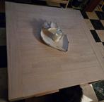 zware houten salontafel, Huis en Inrichting, Tafels | Salontafels, Ophalen, Landelijk/ modern, 50 tot 100 cm, 50 tot 100 cm