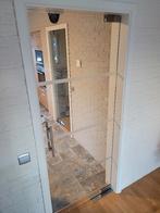 glazen deuren, Ophalen, 80 tot 100 cm, Binnendeur, 200 tot 215 cm