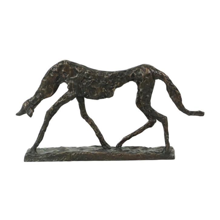 Bronzen Beeld Naar Alberto Giacometti Hond Sculptuur 44cm, Antiek en Kunst, Kunst | Beelden en Houtsnijwerken, Ophalen of Verzenden