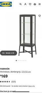 Ikea fabrikor vitrinekast, Ophalen, Gebruikt, 50 tot 100 cm, 100 tot 150 cm