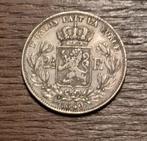 2,5 frank 1849 leopold 1, Postzegels en Munten, Munten | België, Verzenden, Zilver, Losse munt, Zilver