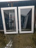 Quatre châssis PVC, Bricolage & Construction, Châssis de fenêtre, 75 à 150 cm, Autres matériaux, Utilisé