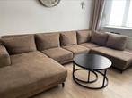 Grote hoekzetel in goede staat, Huis en Inrichting, Zetels | Complete zithoeken, Ophalen, Zo goed als nieuw, Stof